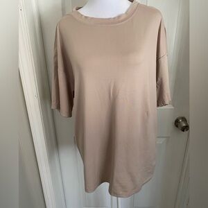 Simple Women's Tan Short Sleeve Tee